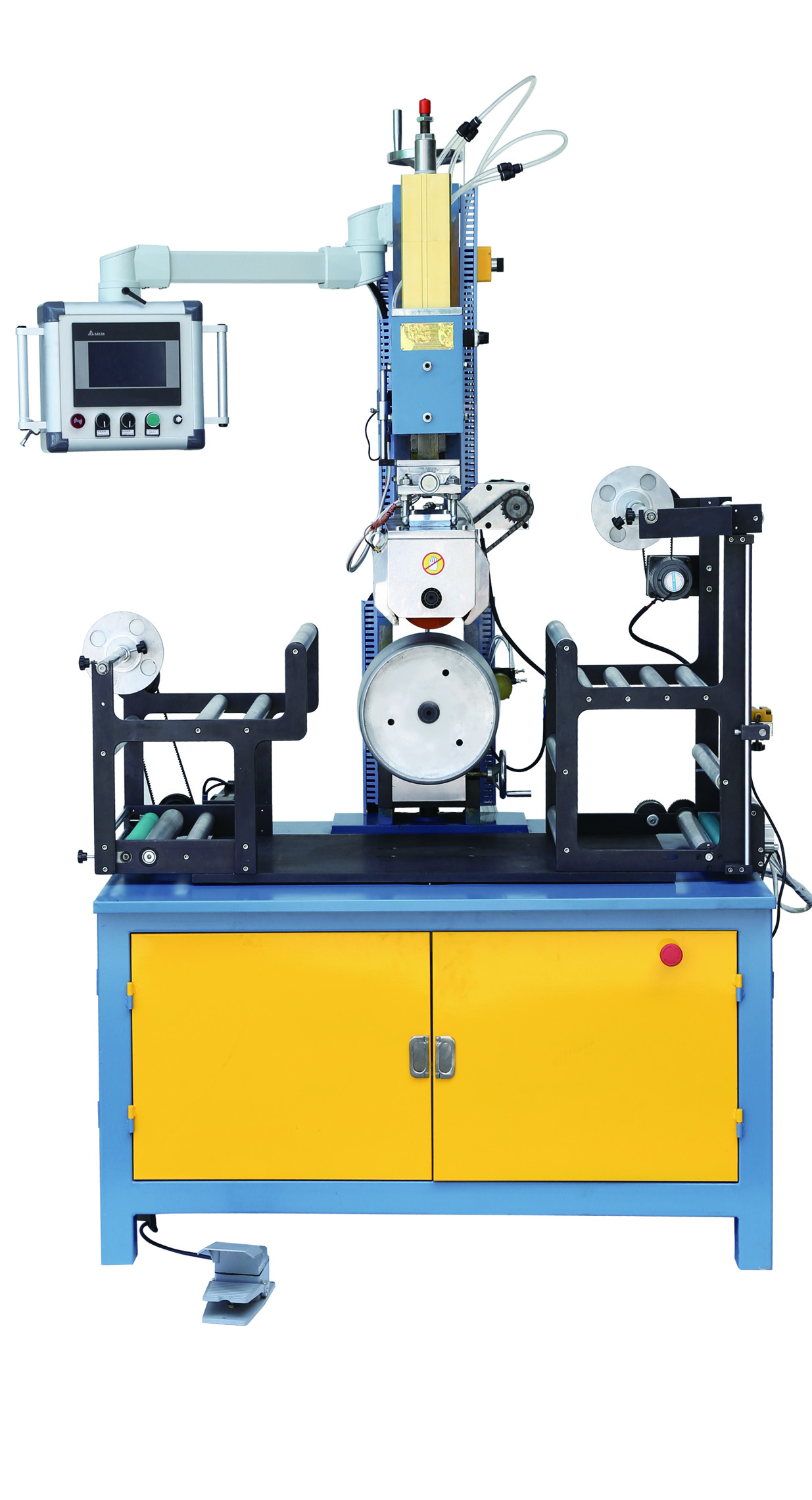 automatic heat transfer printing machine for big conic buckets